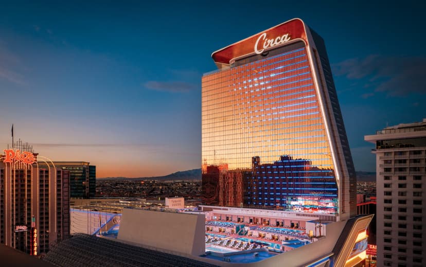 Circa in Las Vegas — The 35,000-sq-ft adults-only casino at the west end of Fremont Street — anchored by the three-story Circa Sportsbook