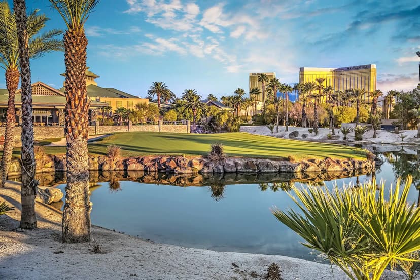 Bali Hai Golf Club in Las Vegas — A South Pacific–themed 18-hole course on the south end of the Strip, the closest full-length course to the Las Vegas resorts