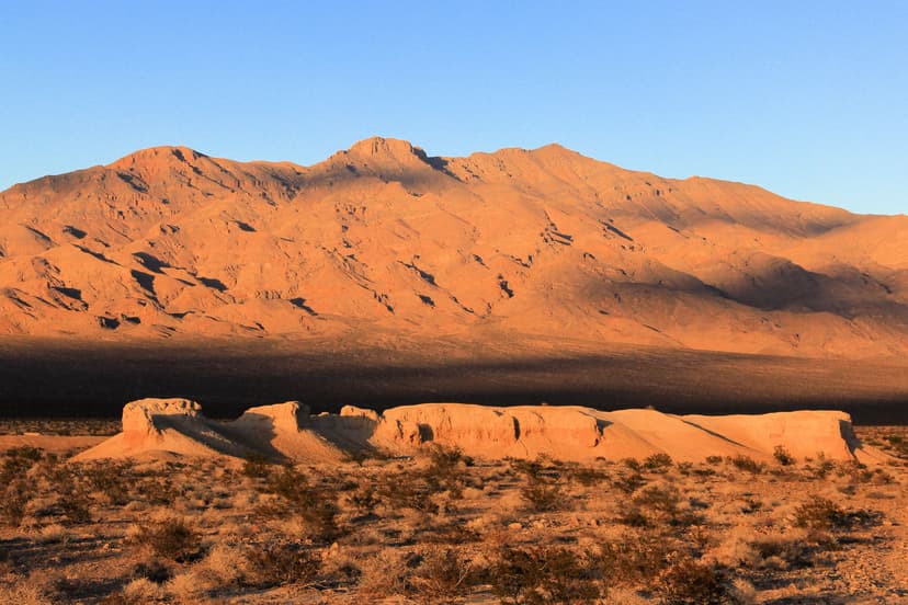 Tule Springs Fossil Beds National Monument in Las Vegas — A 22,650-acre monument on the north edge of the valley protecting Ice Age fossil beds — mammoth, ground sloth, and dire wolf remains